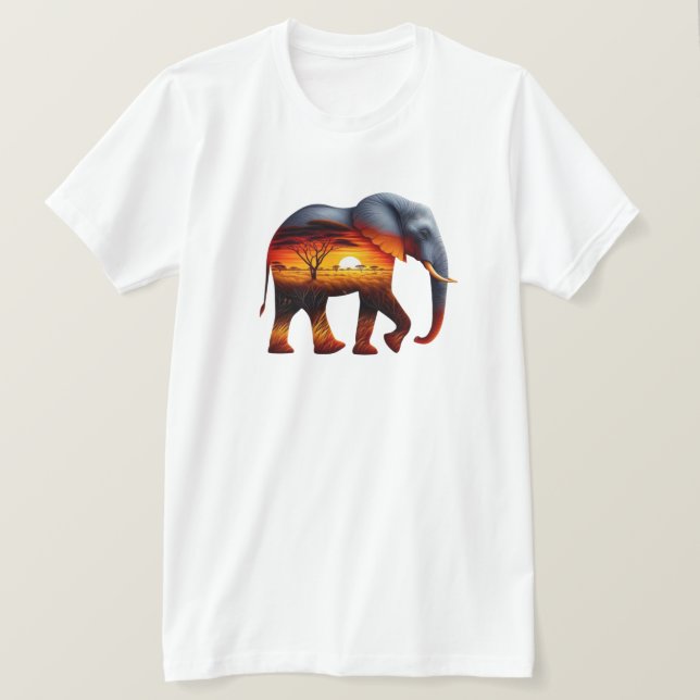African Elephant T-Shirt (Design framsida)
