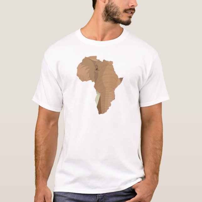 African Elephant Tee Shirt (Framsida)