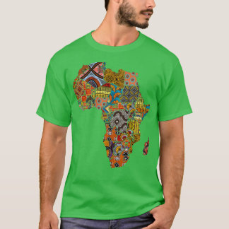African Fabric Karta T Shirt