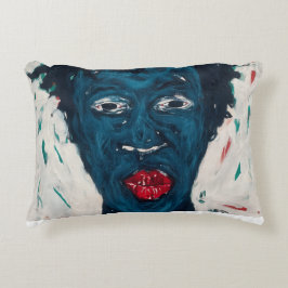 African Face Pillow Prydnadskudde