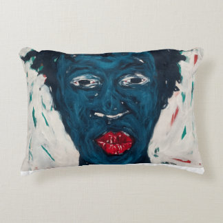 African Face Pillow Prydnadskudde