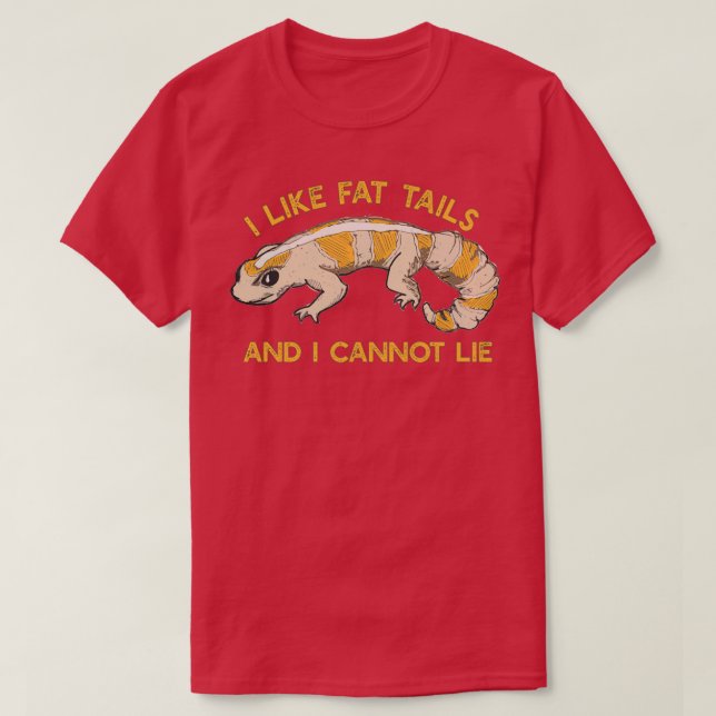 African Fat Tailed Gecko  T Shirt (Design framsida)