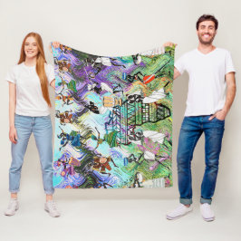 African Feast: Rhythms of Africa Fleecefilt