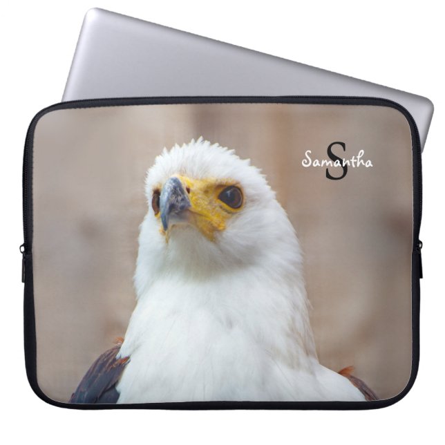 African Fish Eagle Neoprene laptop sleeve 15" (Framsidan)