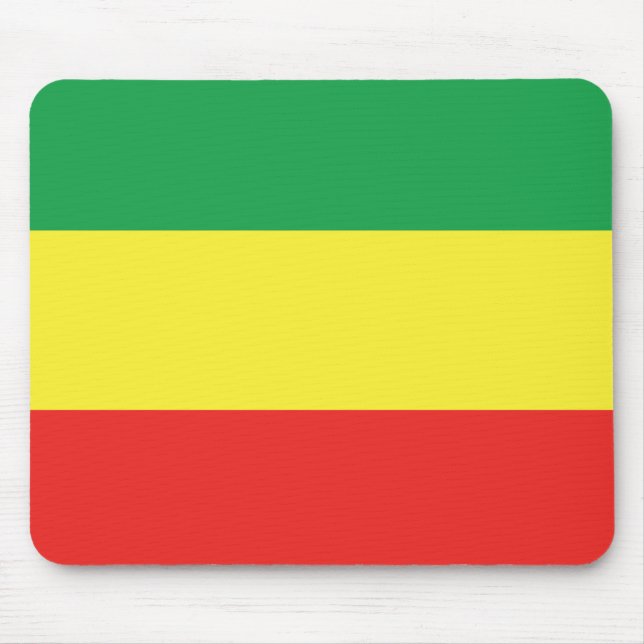 African flagga färg musmatta (Framsidan)