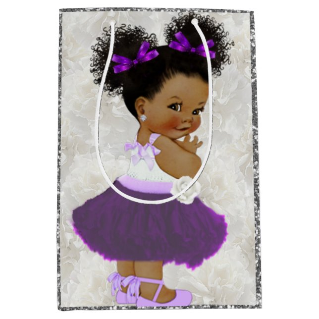 African Flicka Lila|Lavender|Silver Glitter (Framsidan)