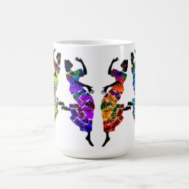African Foot Dance Kaffemugg