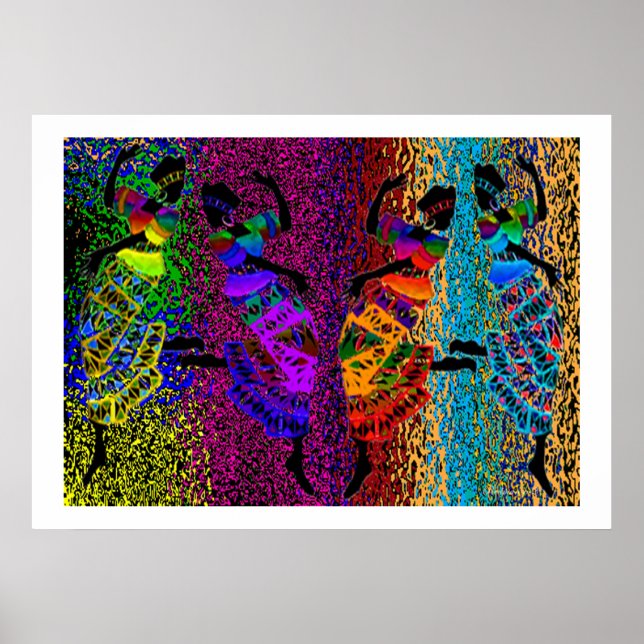 African Foot Dance Poster (Framsidan)