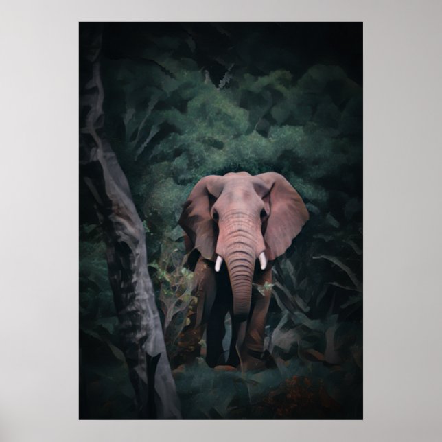 African Forest Elephant Poster (Framsidan)