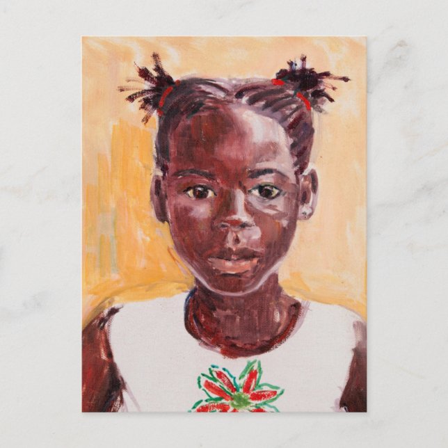 African Girl Vykort (Framsida)
