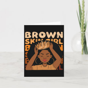 African Girls Brown Skin Girl Black Melanin Junete Kort