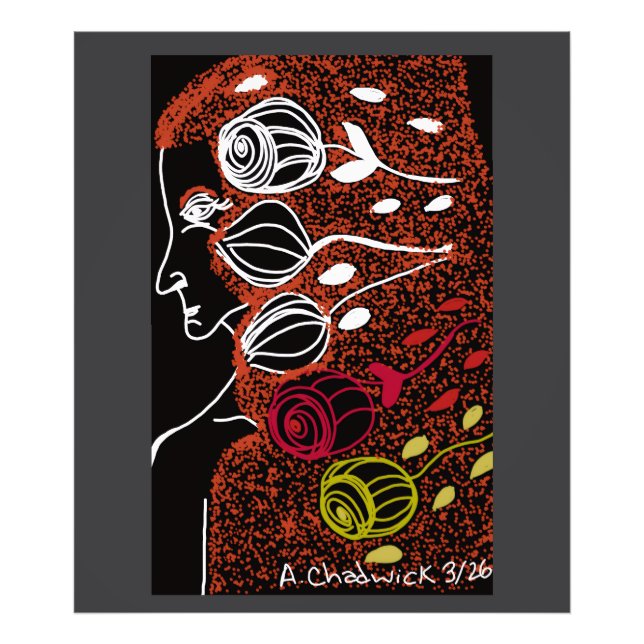 African Goddess of Destiny Fototryck (Framsidan)