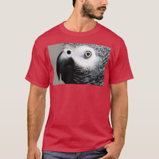African Grått Parrot Art Softy T Shirt