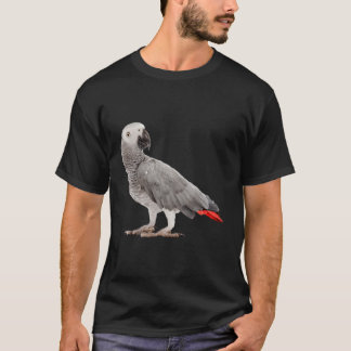 African Grått Parrot Bird S T Shirt