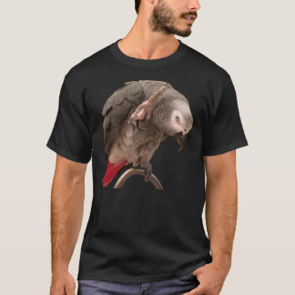 African Grått Parrot Einstein Funny Cites T-Shirt