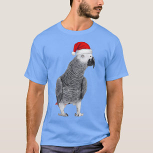 African Grått Parrot God jul T Shirt