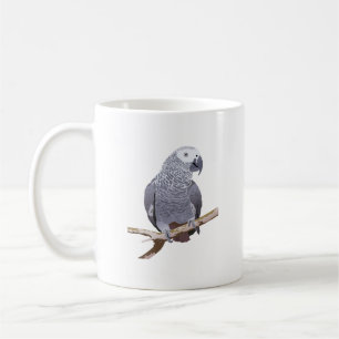 African Grått Parrot Kaffemugg
