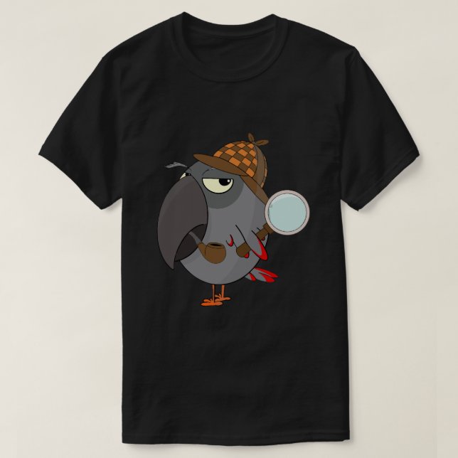 African Grått parrot T Shirt (Design framsida)