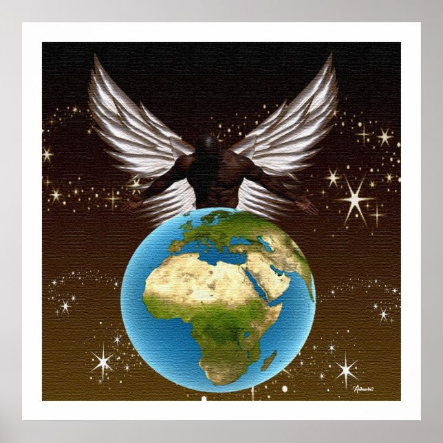 African Guardian Angel Poster (Framsidan)