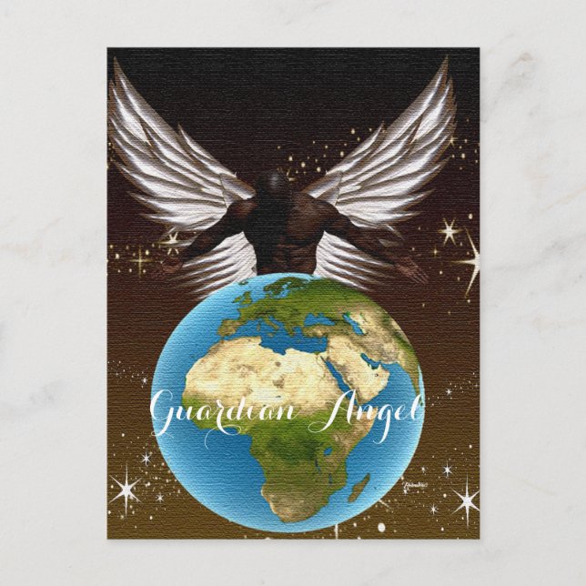 African Guardian Angel Vykort (Framsida)