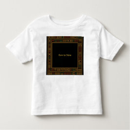 African Guld Kente Småbarn T-Shirt