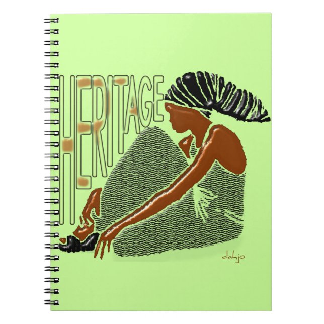 AFRICAN Heritage Anteckningsbok (Framsidan)