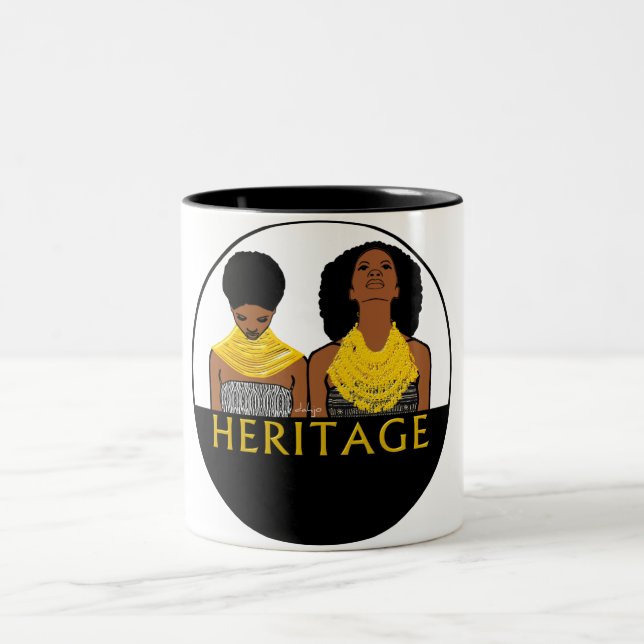 AFRICAN Heritage Två-Tonad Mugg (Center)