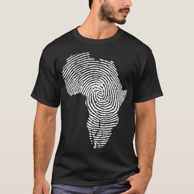 African Identity African American Pride Black Hist T Shirt (Framsida)