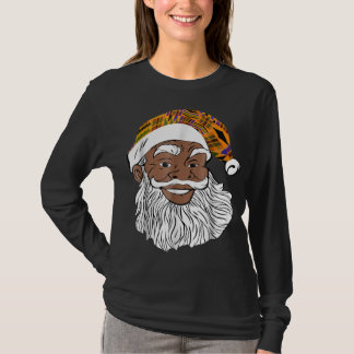 African Jultomten Kente Hat Funny African Christ T Shirt