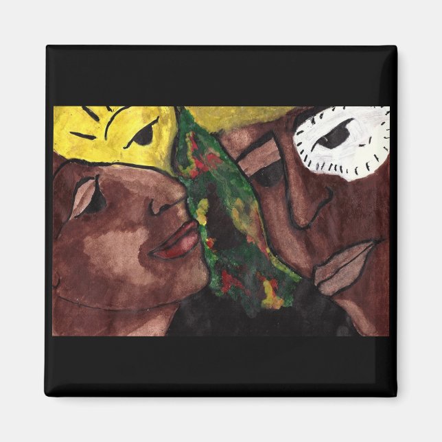 AFRICAN KÄRLEK magnet (Framsidan)