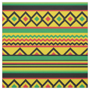 African Kente Geometric Fold Mönster Tyg