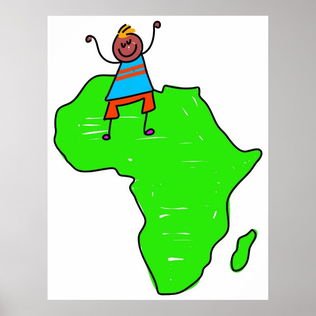 African Kid Poster (Framsidan)