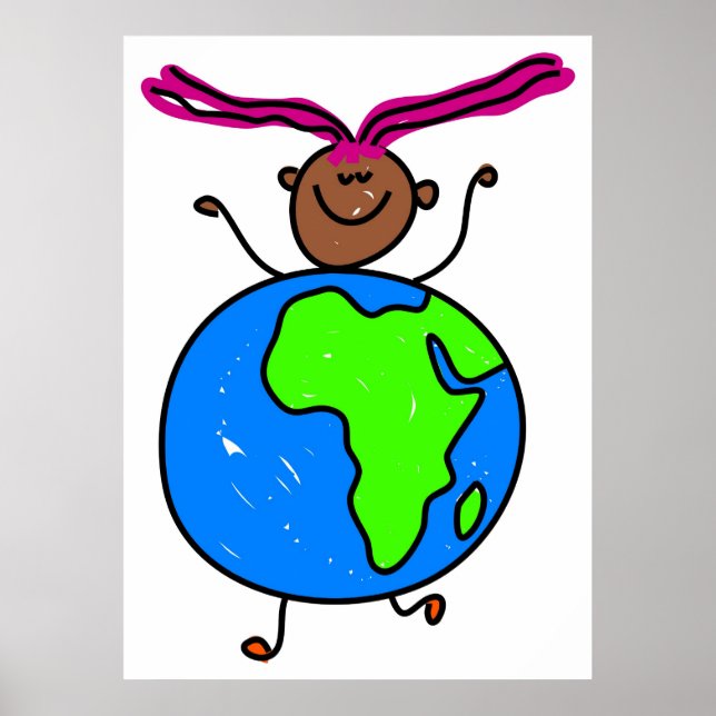 African Kid Poster (Framsidan)