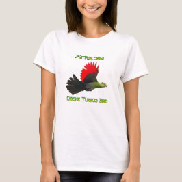 African Knysna Turaco Bird T-Shirt