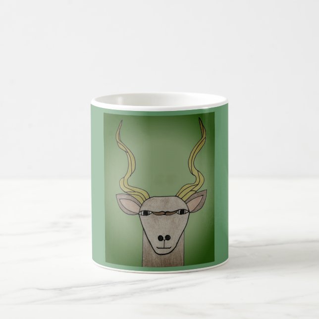 African Kudu Antelope Kaffemugg (Center)