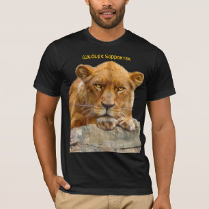 AFRICAN LEJON Big 5 Cat Wildlife T-Shirt