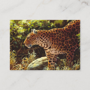 African Leopard Affärskort Visitkort
