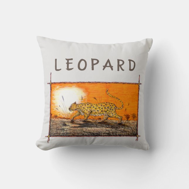 African Leopard Kudde (Framsida)