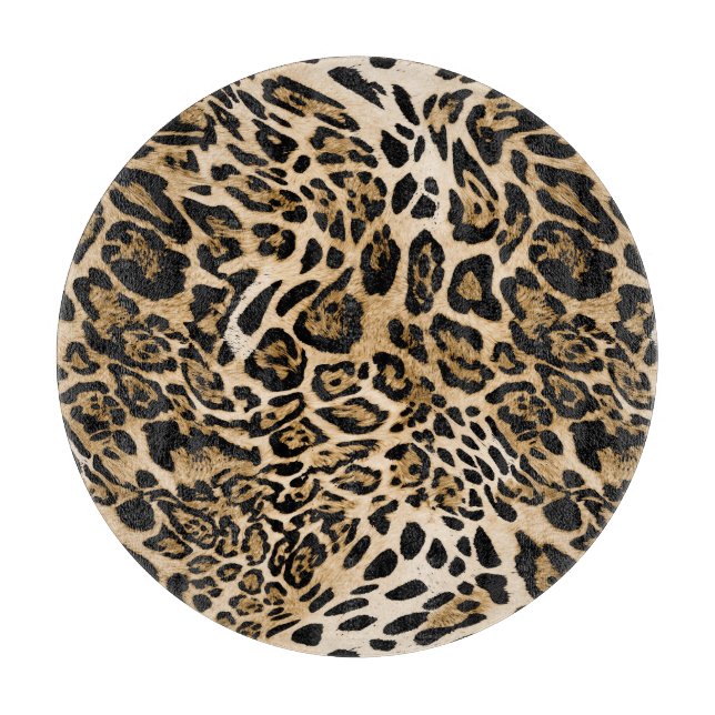 African Leopard Päls: Seamless Animal Struktur (Framsidan)
