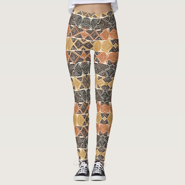 African Love - Power Yoga Leggings (Framsida)