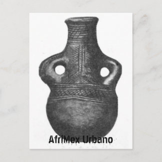 African Luba Pottery Series Vykort
