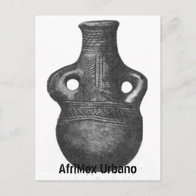 African Luba Pottery Series Vykort (Framsida)