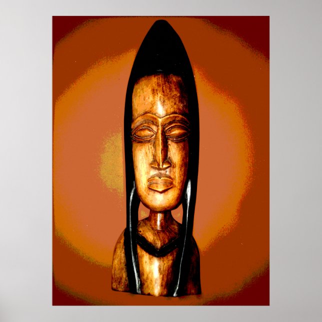 AFRICAN MASK POSTER (Framsidan)