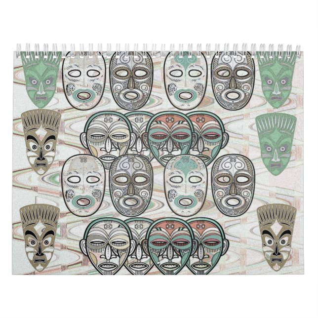 African Masks Kalender (Omslag)