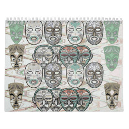 African Masks Kalender