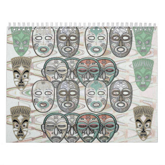 African Masks Kalender