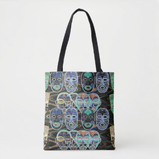 African Masks V1 Tygkasse