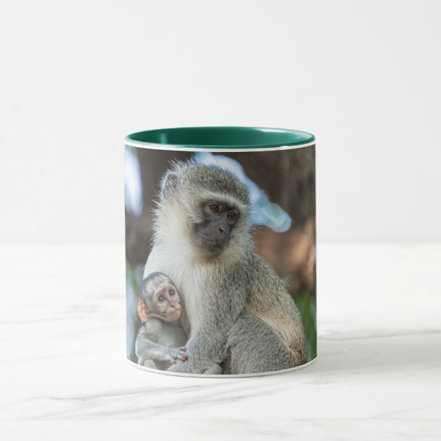 African Monkey Moment – Wildlife Mugg (Center)