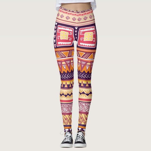 African Mönster Leggings (Framsida)