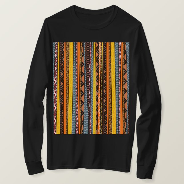African Mönster Mix Rand T-Shirt (Design framsida)